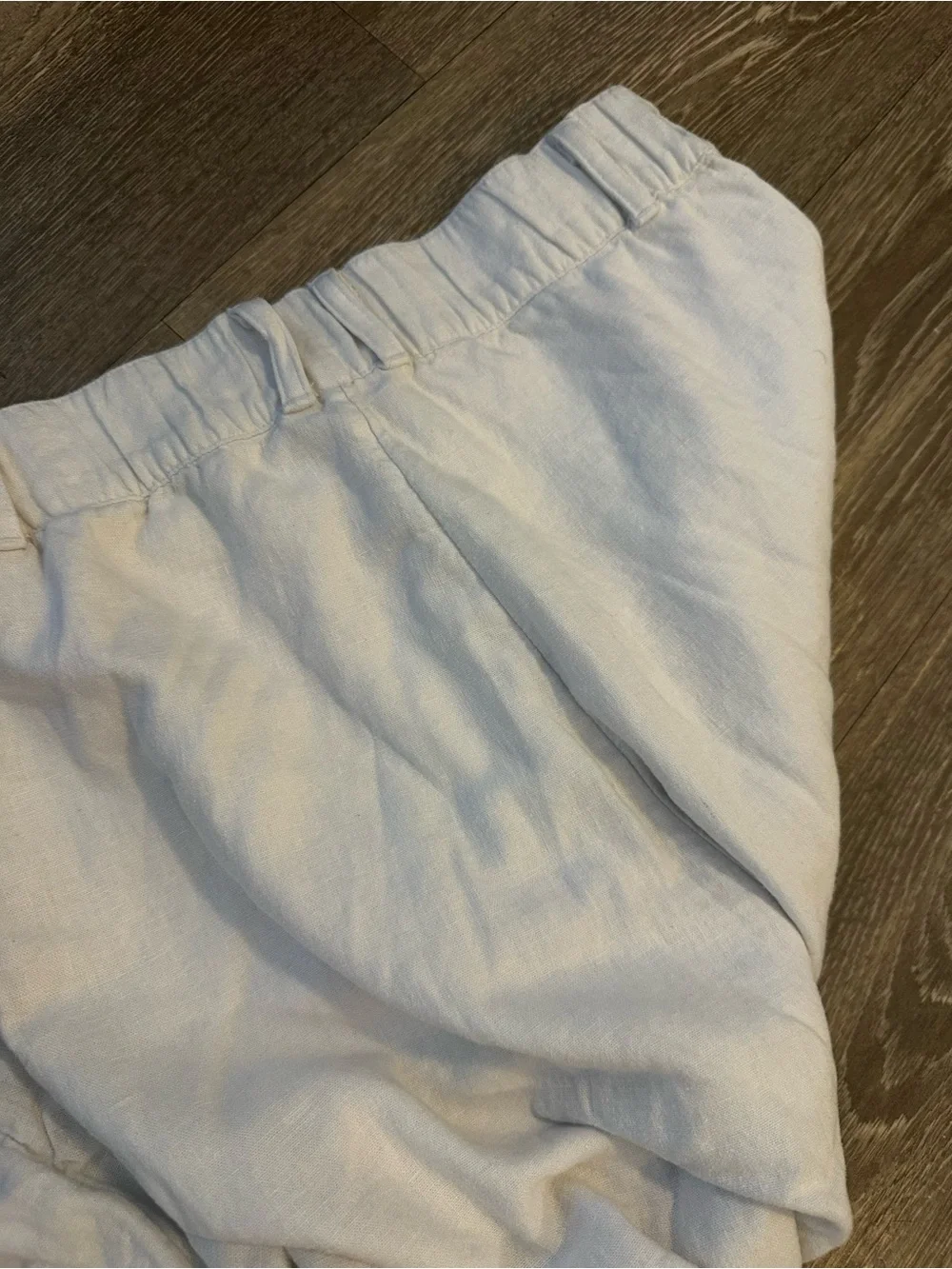 A&F Wide Leg Tailored Linen Pants